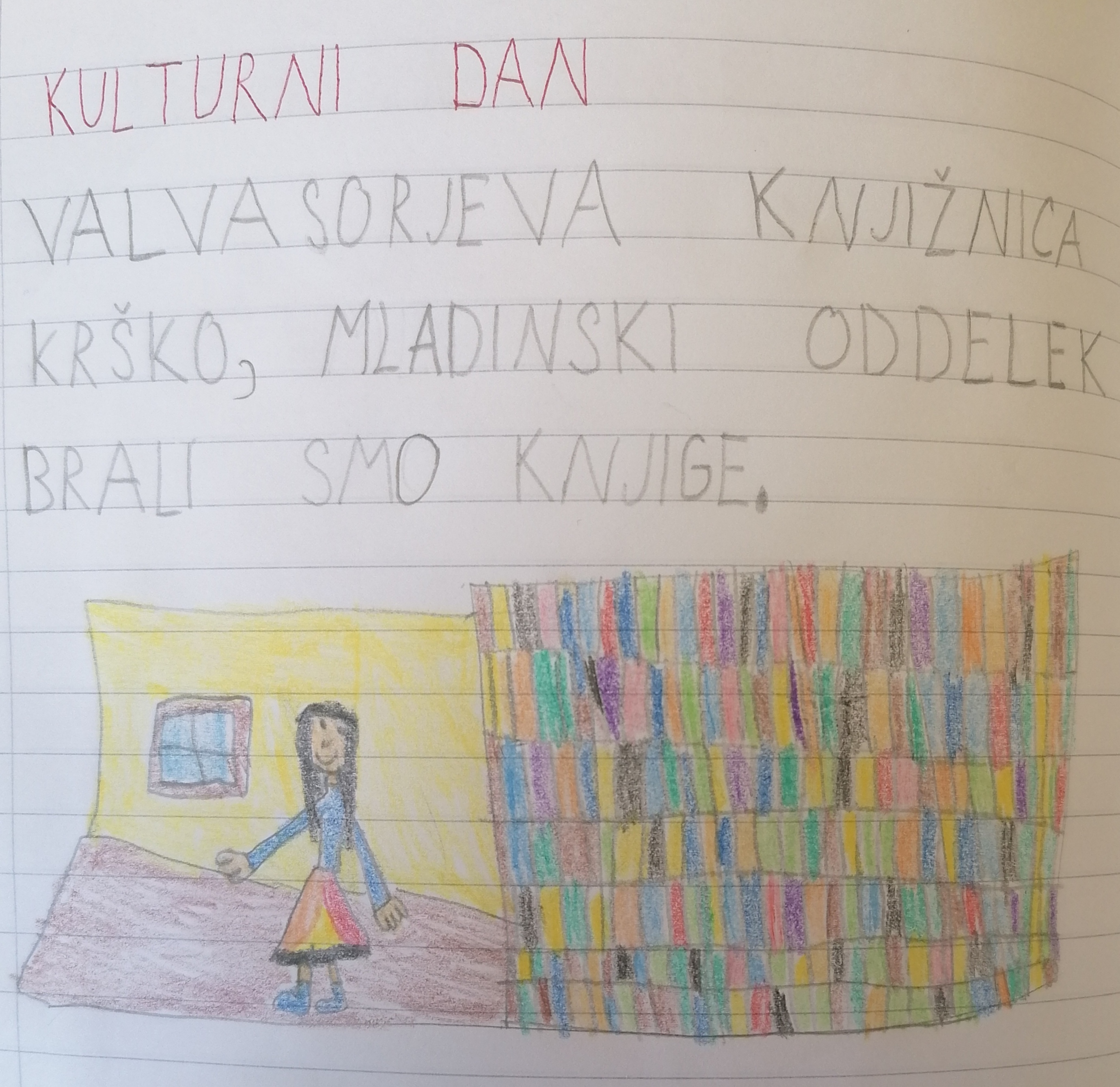 3. in 4. razred – Kulturni dan v Valvasorjevi knjižnici Krško
